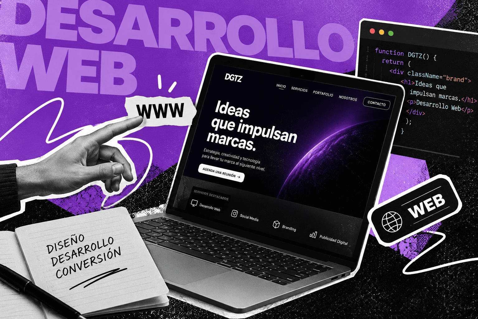 Diseño y desarrollo de páginas web